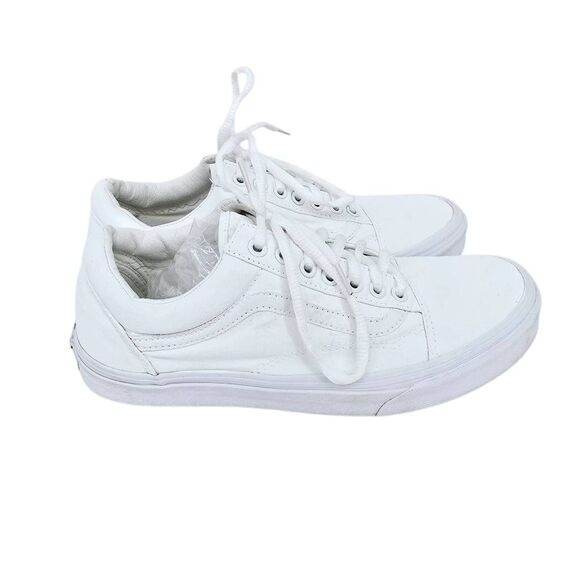 Vans Other - Vans Men's Lace Up Sneakers Shoes White 9